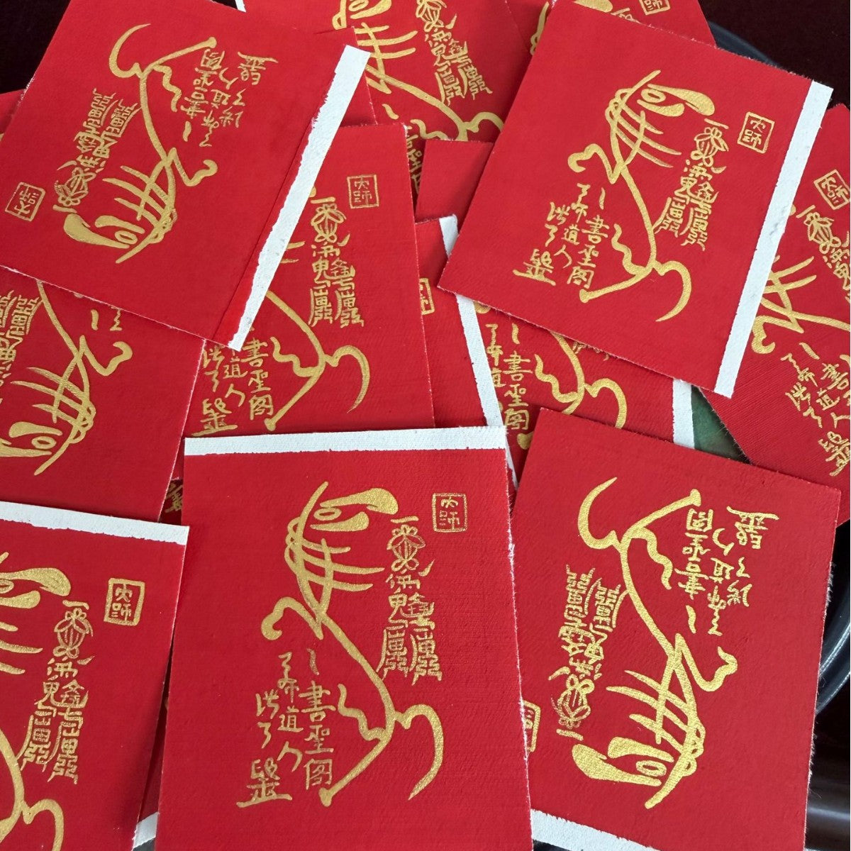 热贡纯手绘唐卡马到成功护身符