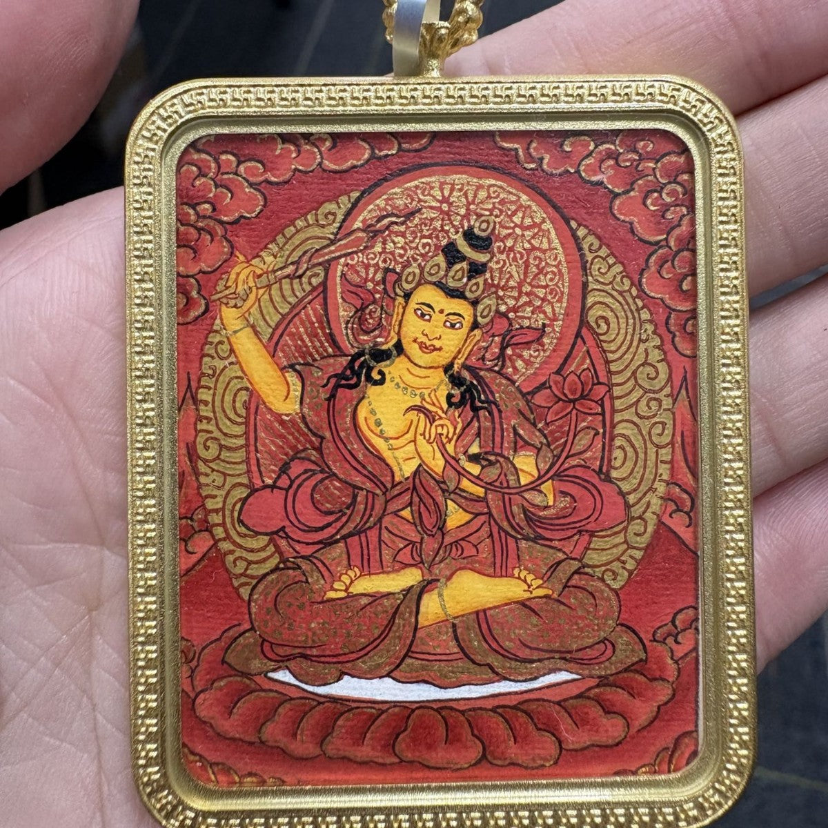 热贡纯手绘唐卡八大生肖守护