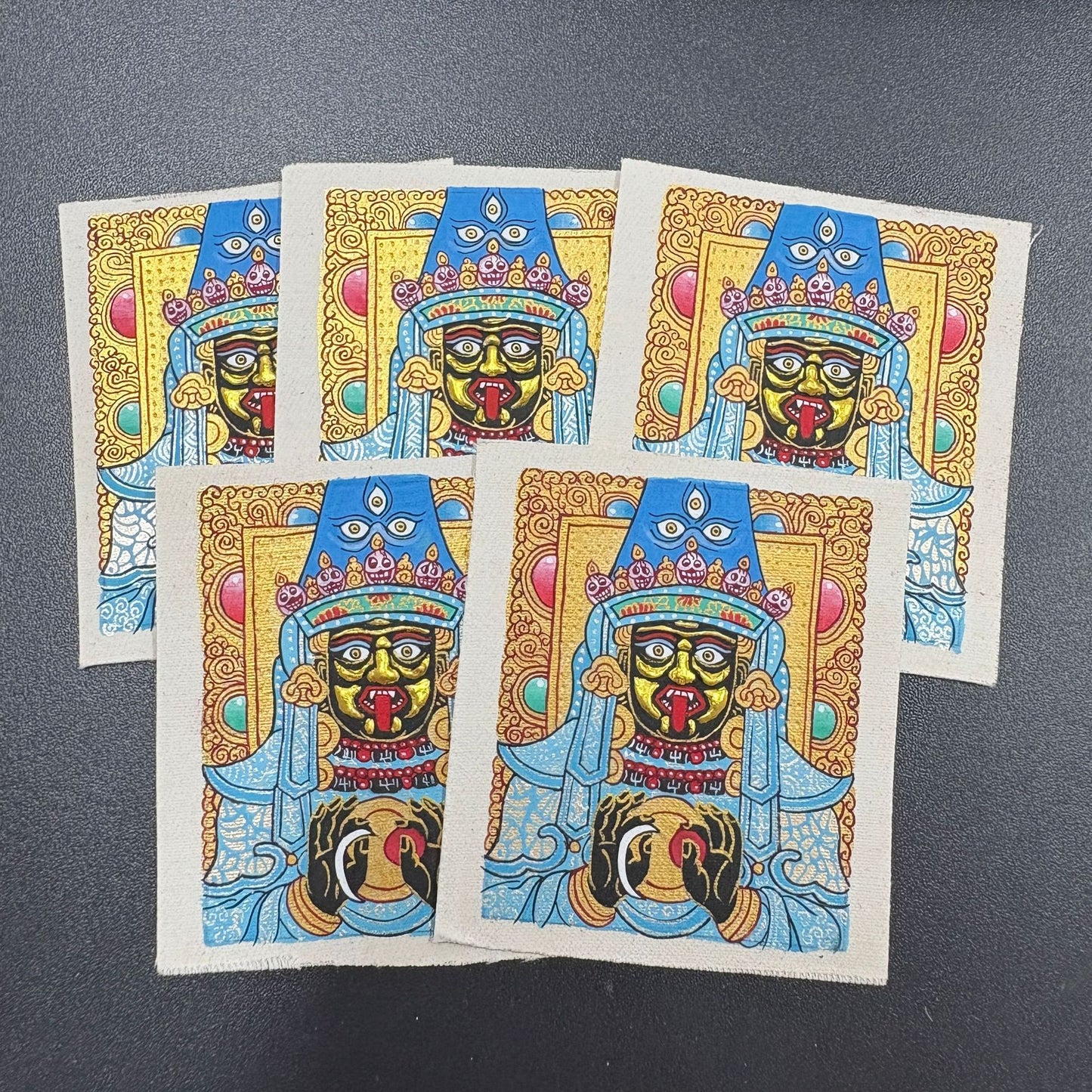 热贡纯手绘唐卡扎基拉姆-彩唐
