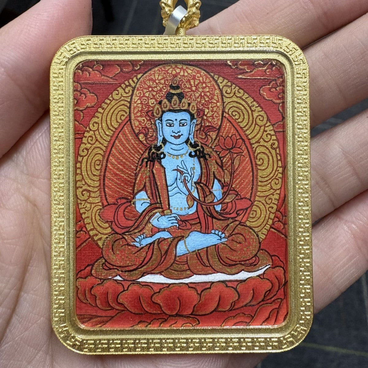热贡纯手绘唐卡八大生肖守护