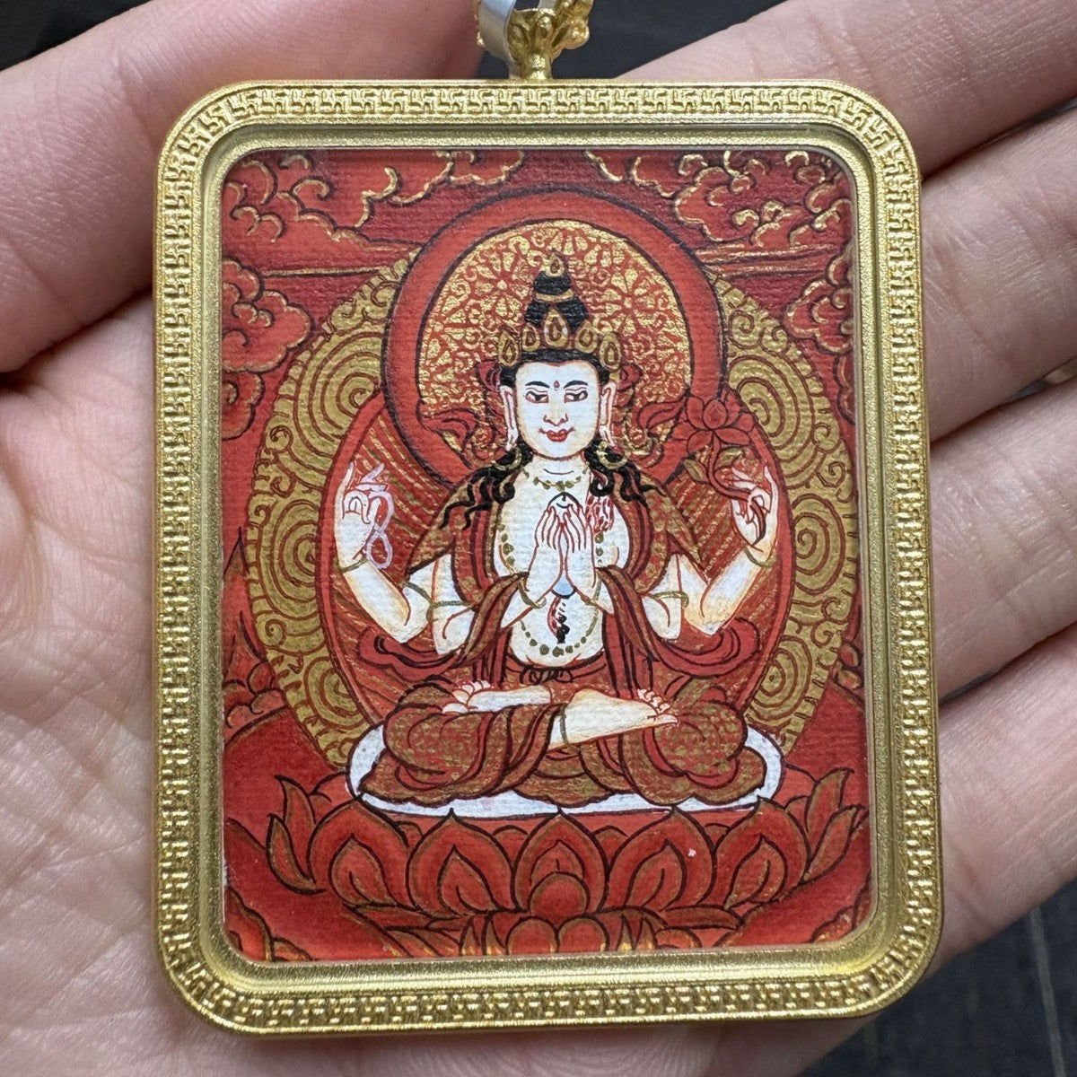 热贡纯手绘唐卡八大生肖守护