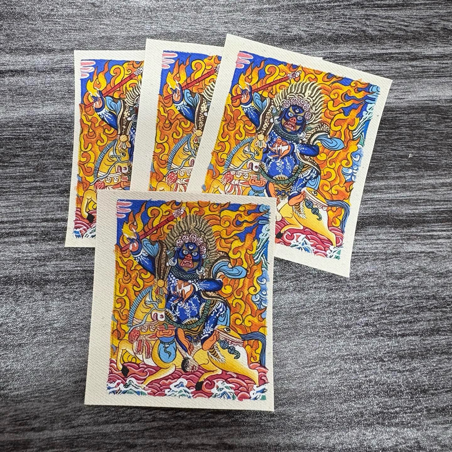 热贡纯手绘唐卡吉祥天母